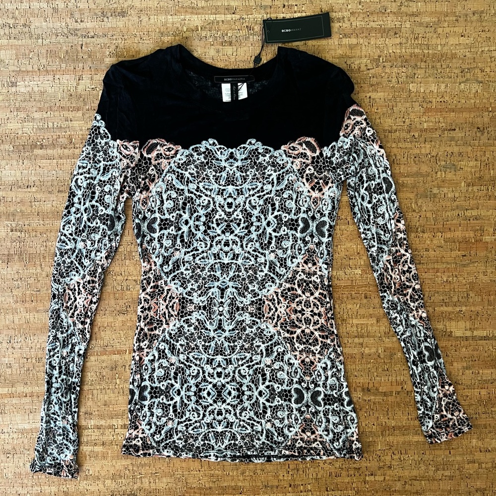 BCBGMaxAzria Black Top
